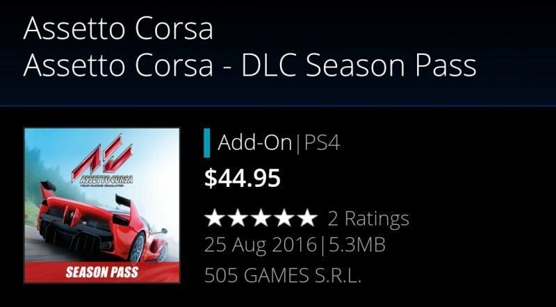 Assetto Corsa - DLC Season Pass