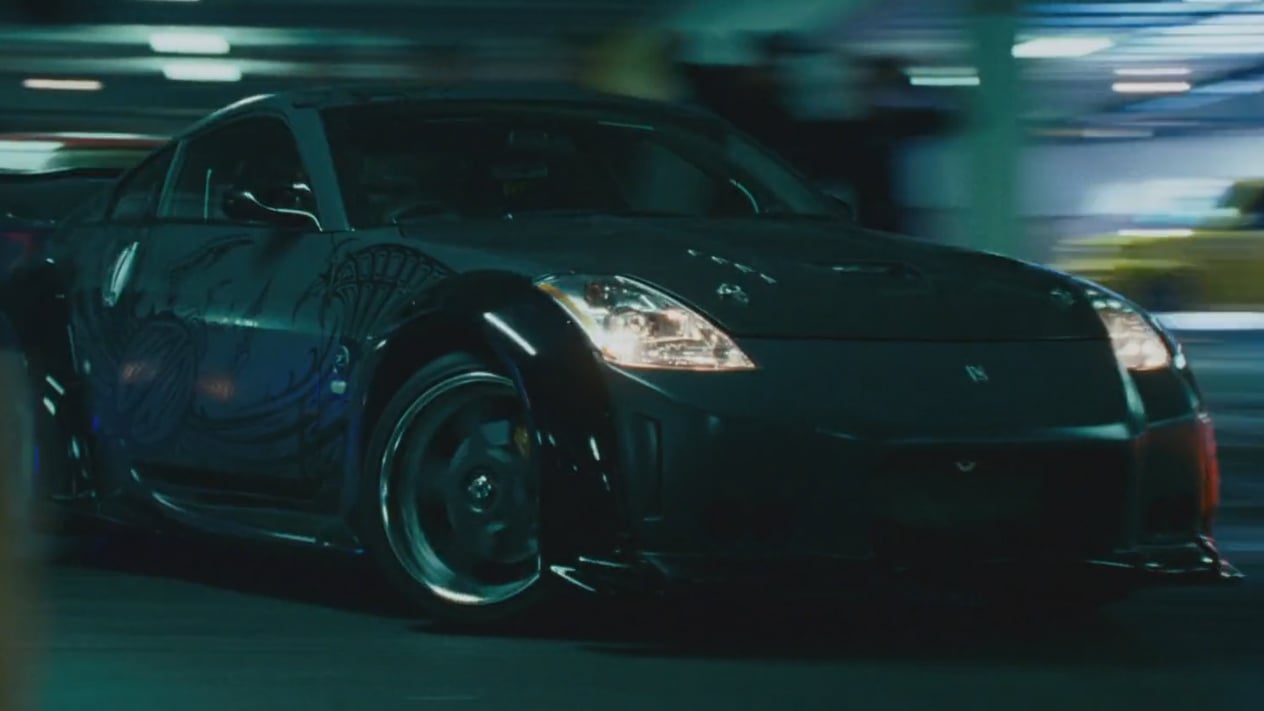 In Tokyo Drift, Han and Takashi respectively bet a Nissan Skyline