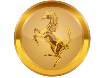 Ferrari Prancin Horse - Gold.png