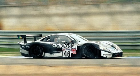 Lister_Storm_GTL_-_Julian_Bailey,_Mark_Skaife_&_Thomas_Erdos_at_the_1997_Le_Mans_(51445306237).jpg