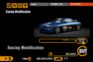 Gran Turismo 2 Racing Modifications - Audi