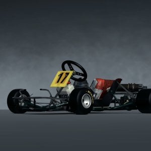 Ayrton Senna DAP Racing Kart #17 '80