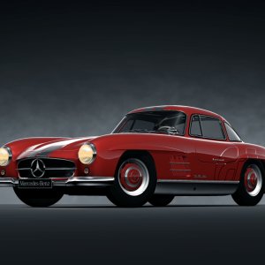 Mercedes-Benz 300SL Coupe Chrome Line