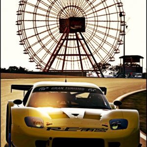 SuCi2014_26-RE Amamiya RX7 GT300 and ferris wheel.jpg