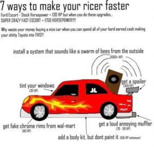 How to be a ricer.