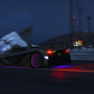 (HD) A thorough investigation of Sandy Shores' rolling blackouts attribute to the presence of a charging Pegassi Tezeract 9