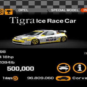 Opel Tigra Ice Race Car