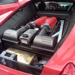 F430 Engine Bay