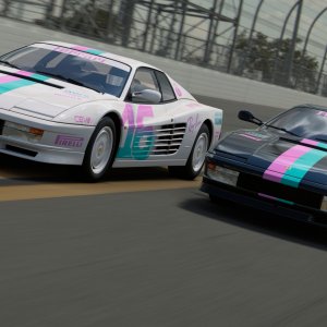 Miami Vice x Ferrari Testarossa by DC Graphics