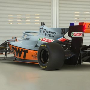 Alpine v McLaren Rear