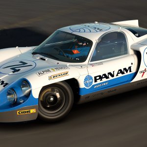 Pan Am Alpine A220 Race Car