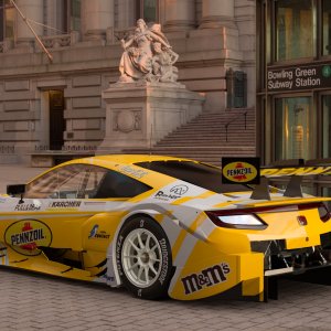 Pennzoil NSX cup car