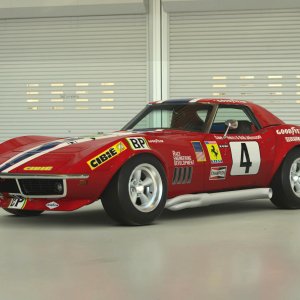 1968 Corvette #4 in 1972 Le Mans F