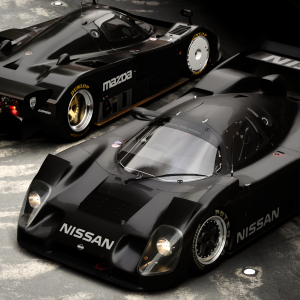 GT4 Nissan R92CP Black Car