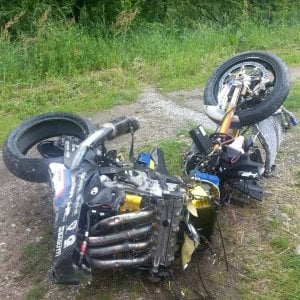 Chaz Davies Monza crash