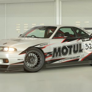 Nissan Motul R33 Winter Time Attack Front