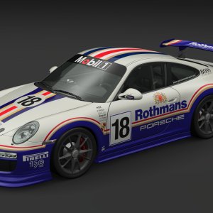 Rothmans Porsche 911 GT3 - Pic 1