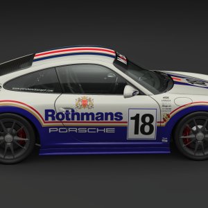 Rothmans Porsche 911 GT3 - Pic 1