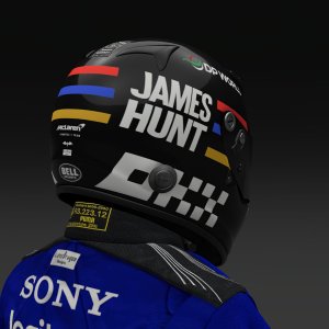 James Hunt 2024 McLaren Helmet - Pic 3