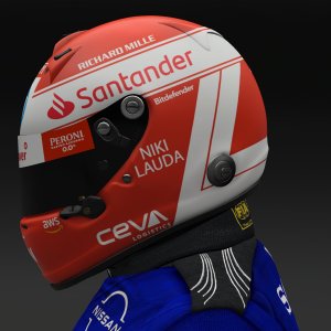 2024 Niki Lauda Ferrari Helmet - Pic 1