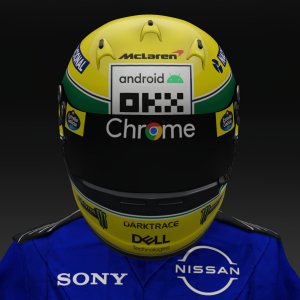 Ayrton Senna 2024 McLaren Helmet - Pic 2