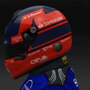 Gilles Villeneuve 2024 Ferrari Helmet - Pic 1