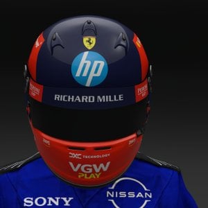 Gilles Villeneuve 2024 Ferrari Helmet - Pic 2