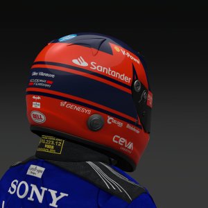 Gilles Villeneuve 2024 Ferrari Helmet - Pic 3