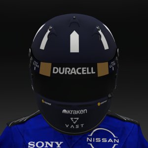 Damon Hill 2024 Williams Helmet - Pic 2