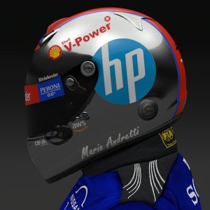 Mario Andretti 2024 Ferrari Helmet - Pic 1