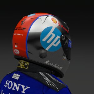 Mario Andretti 2024 Ferrari Helmet - Pic 3