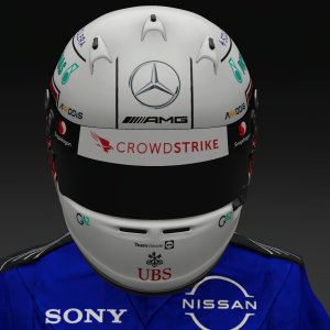 Jackie Stewart 2024 Mercedes Helmet - Pic 2