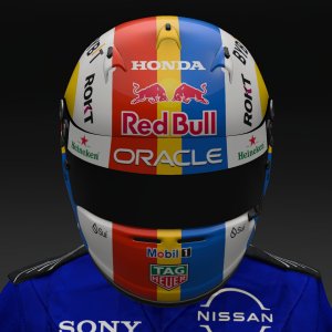 Francois Cevert 2024 Red Bull Helmet - Pic 2