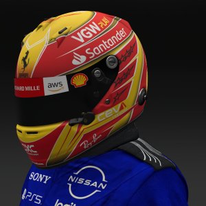 Lewis Hamilton 2025 Mk.1 Ferrari Helmet