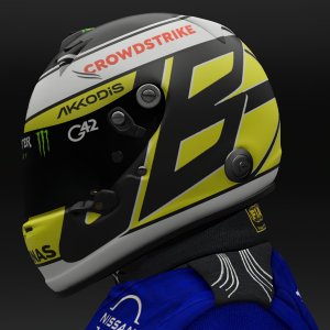 Jensen Button 2024 Mercedes Helmet - Pic 1