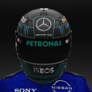 Nico Rosberg 2024 Mercedes Helmet - Pic 3