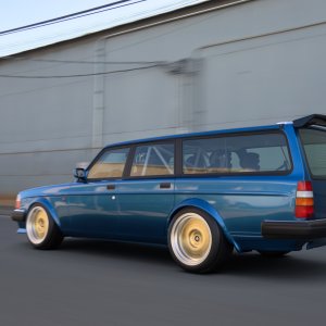 Wide Volvo Estate