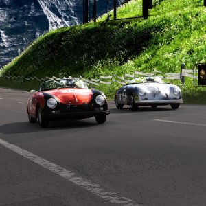 Porsches at Eiger