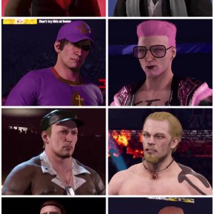 Those among The Mythic Verses as recreated in WWE 2K24