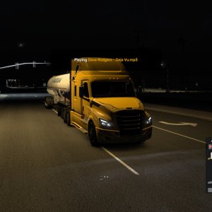 It was going to be a nice night of trucking, until..