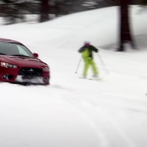 Top Gear USA - Evo X V Skiers