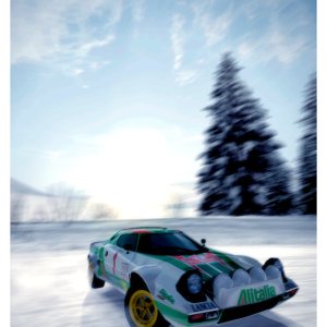 Lancia Stratos Rally Car @ Chamonix II 17