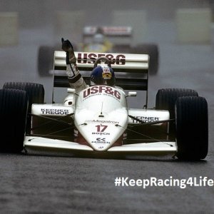 1988 Belgian GP - Derek Warwick Scores Points For Arrows