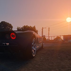 SPD's "Jake Ross" Bullet takes a stare at the Paleto Bay Sunset.