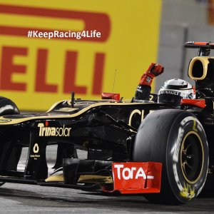 Kimi Raikkonen Wins The 2012 Abu Dhabi GP