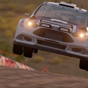 GT Sport "Rallying" - Ford Focus Gr.B At Fishermans Ranch (Motion Blur)