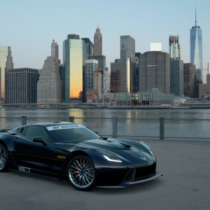 Corvette In New York City