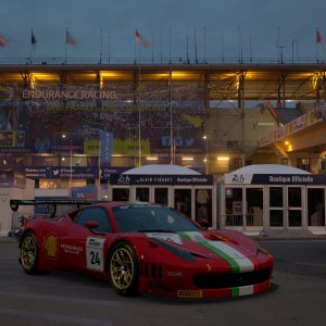 Ferrari 458 GT3 At Le Mans 1