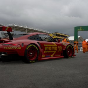 Momo Porsche 911 RSR At Le Mans