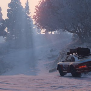 Grand Theft Auto V - Rallying In The Snow - 33